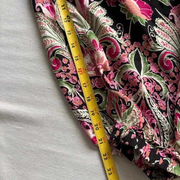 Anthropologie Butterfly Print Jumpsuit Balloon Leg Wide Leg Black S - Picture 11 of 13